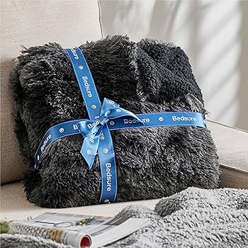 Amazon.com: Bedsure GentleSoft Fluffy Tie Dye Black King